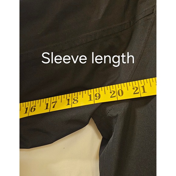 Lands End Womens Black Long Down Parka Hooded Winter Coat Size S 6-8 - Picture 9 of 14